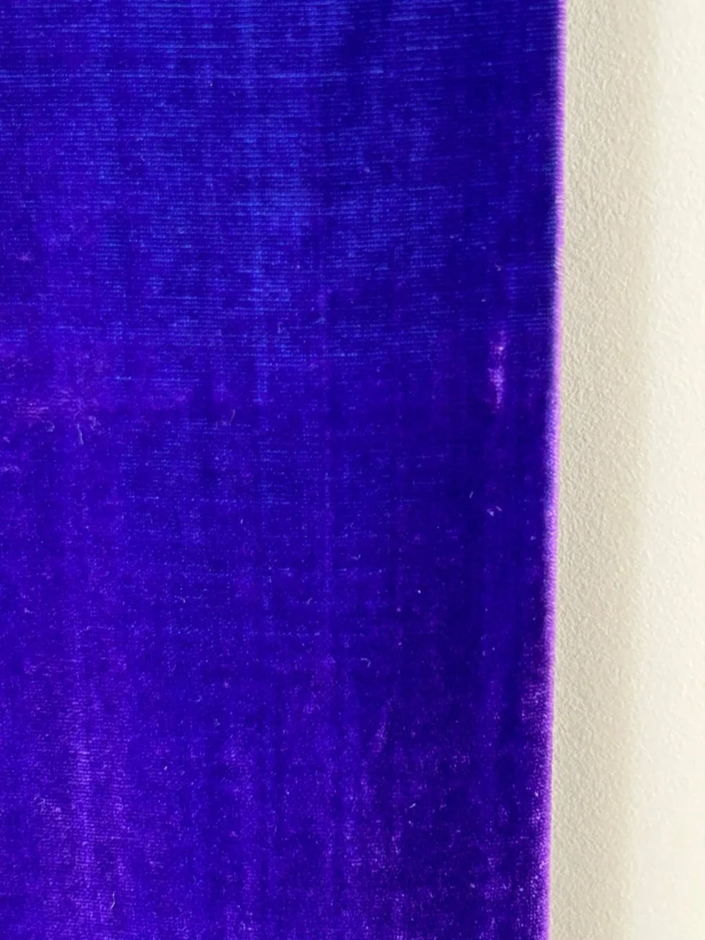 Purple Velvet Scarf